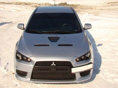 Капот &quot;EVO&quot; для Mitsubishi Lancer X (2007-2016)