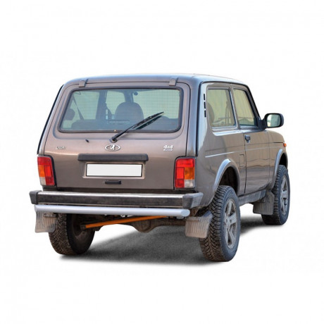 Защита заднего бампера «Труба» для B@3 21214 "L@DA 4х4" (нержавеющая сталь) купить недорого с доставкой в Долгопрудный