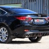 Диффузор заднего бампера var №2 (с килями + стоп сигнал) для Mazda 6 (2013-н.в.) купить недорого с доставкой в Долгопрудный
