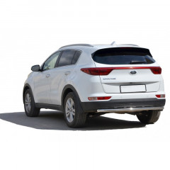 Защита заднего бампера «Коромысло» (d51) для Kia Sportage (2016-н.в.)(Окрашенное)