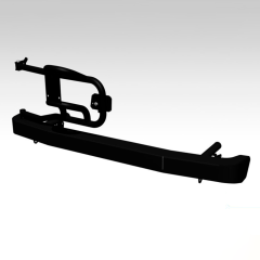 силовой задний бампер с кронштейном запасного колеса для L@DA 4x4 (не окрашенный)