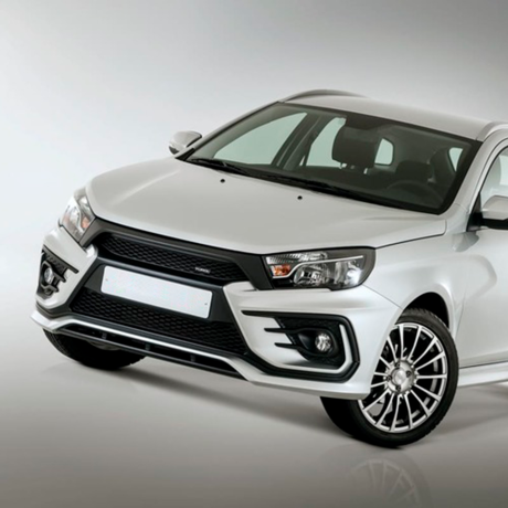 Бампер передний "Xmug" для L@DA Vesт@ купить недорого с доставкой в Долгопрудный