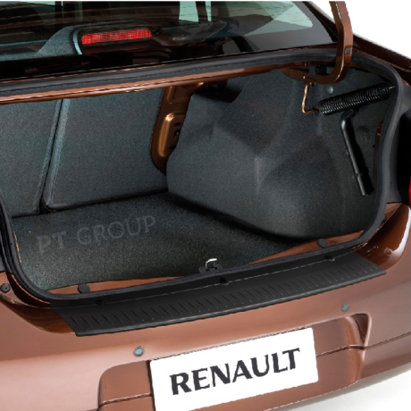 Накладка на задний бампер (ABS) RENAULT Logan (2014-н.в.) купить недорого с доставкой в Долгопрудный