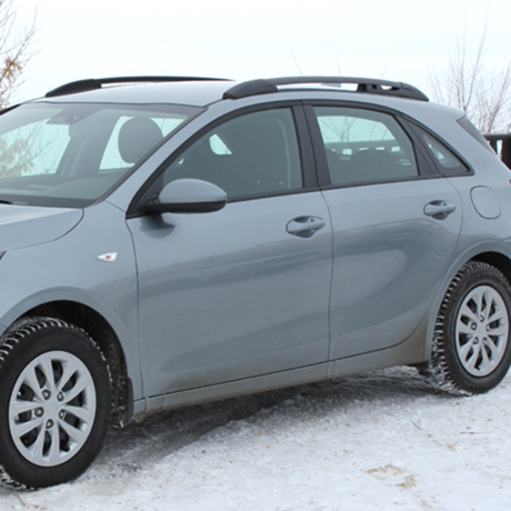 Рейлинги для Kia Ceed (2018-н.в.) Серебристый пластик купить недорого с доставкой в Долгопрудный