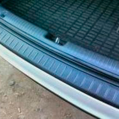 Накладка на задний бампер "АртФорм" для Kia Rio (седан) 3 поколение