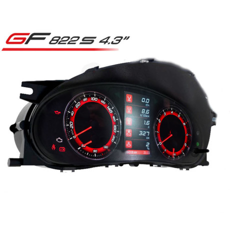 комбинация приборов gf 822s 4.3" для b@3 2110-2112 (c новой панелью), 1117-1119 l@da K@LIN@, 2170-2172 l@da prior@ (синие ореолы) купить недорого с доставкой в Долгопрудный