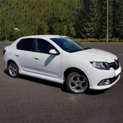 Накладки на пороги "BRAZ" для Renault Logan 2