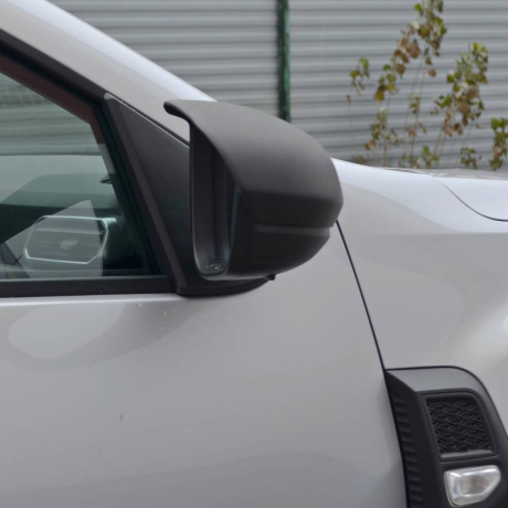 Накладки на зеркала с козырьком "КАРТ" для Renault Duster 2 (с 2021 г.в.) тиснение, без комплектации купить недорого с доставкой в Долгопрудный
