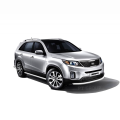Защита переднего бампера одинарная d63мм (НПС) KIA Sorento (2014-2020 г.в.)