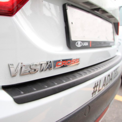 Накладка на задний бампер "АртФорм" для L@DA Vesт@ Cross, SW Cross (2016-н.в.)