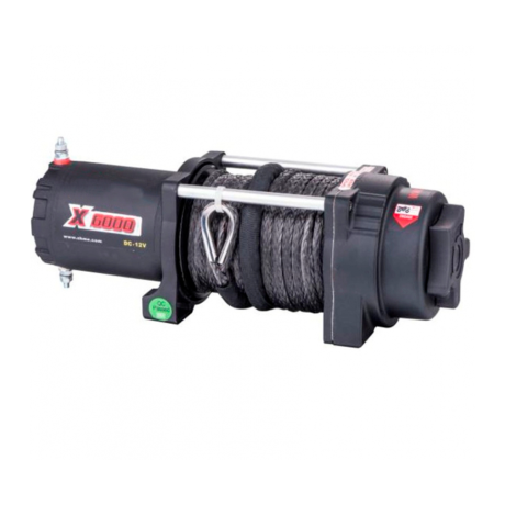 Лебедка для квадроцикла "Master Winch" Х6000LS, электрическая, 12В купить недорого с доставкой в Долгопрудный