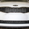 Защита радиатора "Standart" Kia Ceed (2015-2018) верх, чёрная (Luxe, Prestige, Premium) купить недорого с доставкой в Долгопрудный
