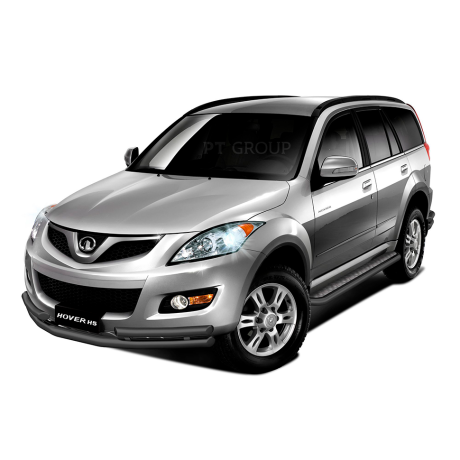 Защита переднего бампера двойная с углами d63/51мм ШАГРЕНЬ (ППК) GREAT WALL Hover H5 (2011-н.в.) купить недорого с доставкой в Долгопрудный