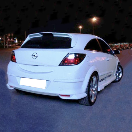 Клыки заднего бампера "GT" для Opel Astra H (3D, 5D) купить недорого с доставкой в Долгопрудный