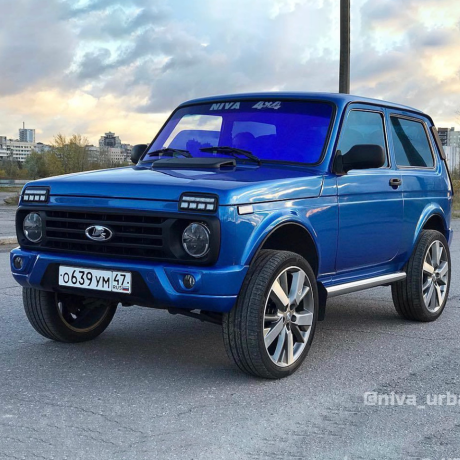 Бампер передний с ПТФ №1 для L@DA 4х4 Urban купить недорого с доставкой в Долгопрудный