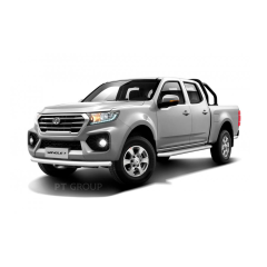 Защита порогов с алюм. площадкой d63мм (НПС) Great Wall Wingle 7 (2020-н.в.)