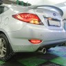Диффузор заднего бампера var №3 (двойной выхлоп) для Hyundai Solaris (2010-2013) купить недорого с доставкой в Долгопрудный