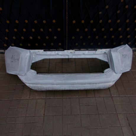 Силовой передний бампер стеклопластиковый (короткий) на Mitsubishi Pajero Sport III "extreme version" купить недорого с доставкой в Долгопрудный