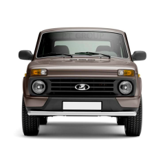 Защита переднего бампера одинарная d63мм (НПС) для L@DA 4x4 Urban (2015 г.в.)