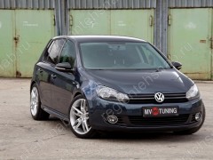 Накладки на пороги &quot;R-Line&quot; для Volkswagen Golf VI (2008-2012)