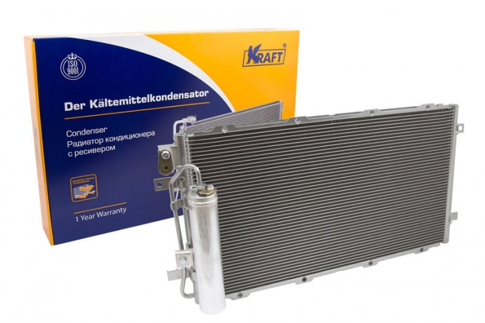 радиатор кондиционера с ресивером b@3 2190 гранта (10-) 1.6i, К@ЛИН@ ii (13-) 1.4i/1.6i / datsun on-do (14-) 1.6i купить недорого с доставкой в Долгопрудный