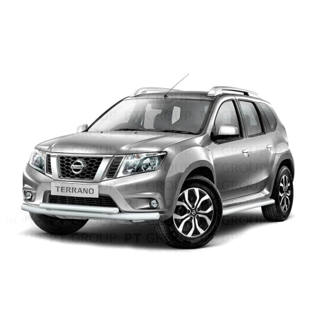 Защита переднего бампера двойная d63/51мм ИСКРА (ППК) RENAULT Duster 2016-/ NISSAN Terrano 2014- купить недорого с доставкой в Долгопрудный